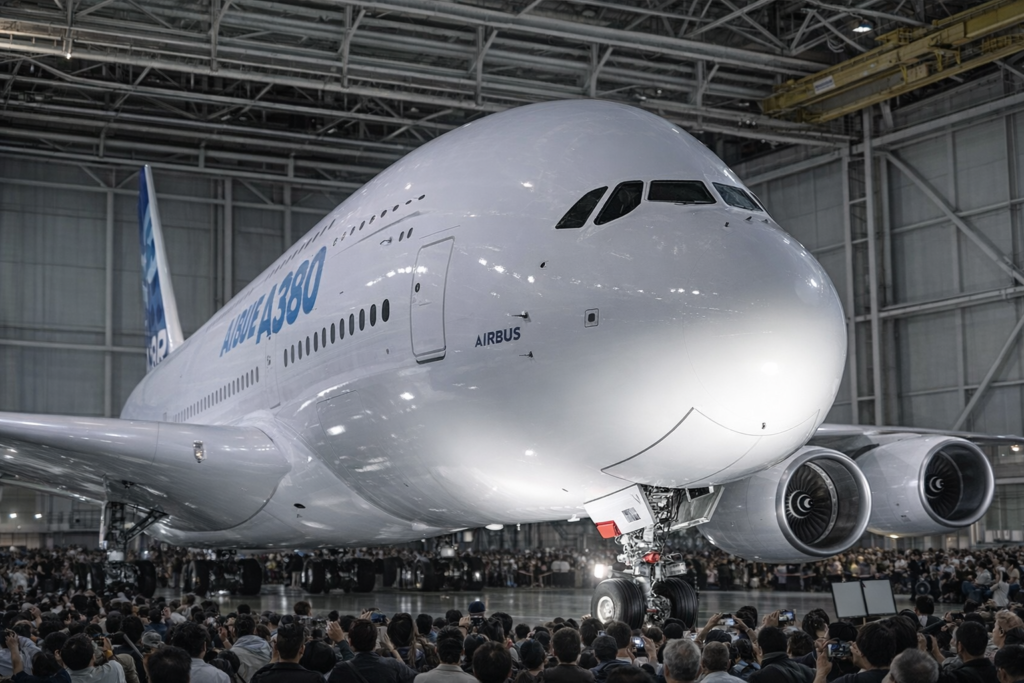 Airbus A380 passenger aircraft