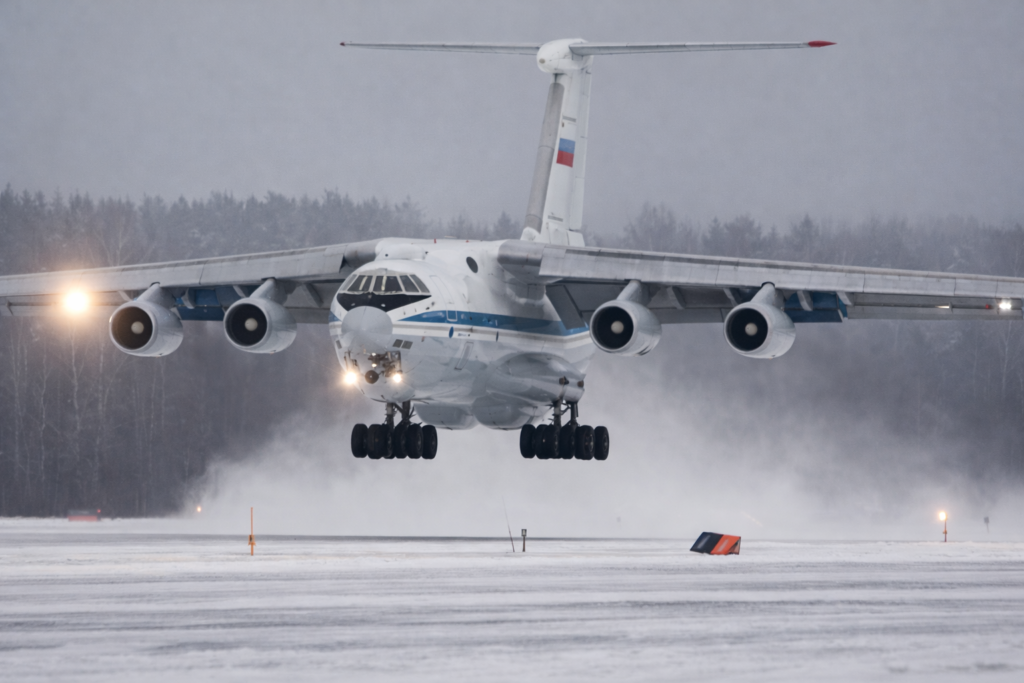 Ilyushin Il-76TF cargo aircraft